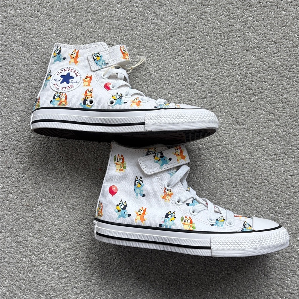 Converse Kids White Bluey High-Tops - Picture 2 of 7